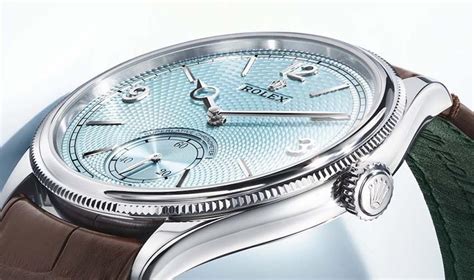 rolex blu ghiaccio|rolex perpetual guilloche dial.